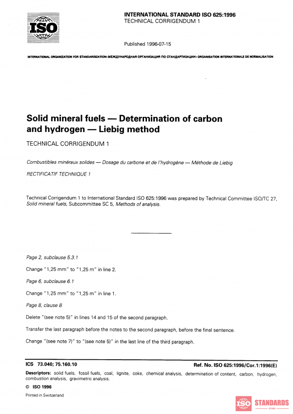 ISO 625:1996/Cor 1:1996 PDF