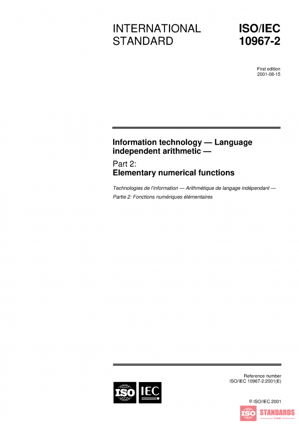 ISO/IEC 10967-2:2001 PDF