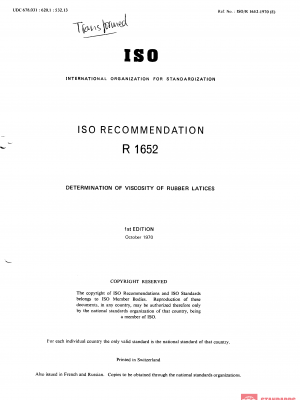 ISO/R 1652:1970 PDF