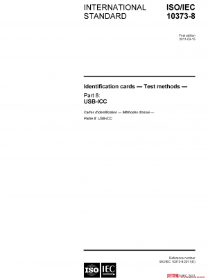 ISO/IEC 10373-8:2011 PDF