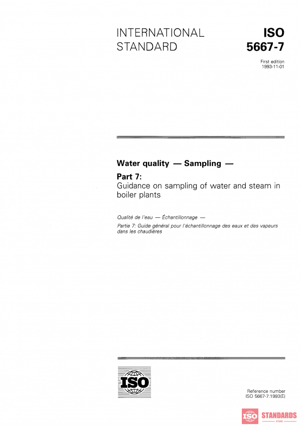 ISO 5667-7:1993 PDF