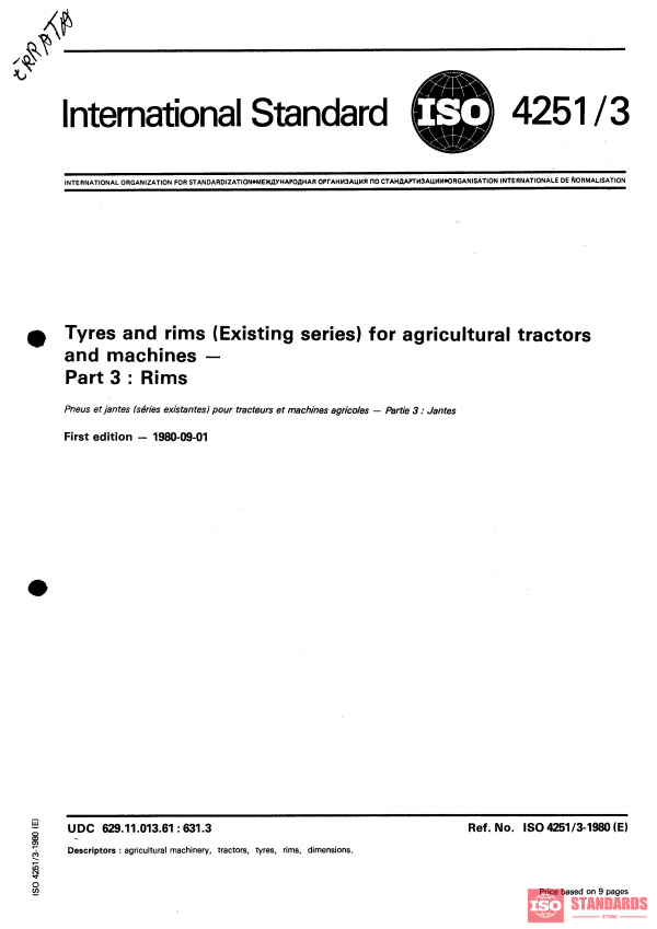 ISO 4251-3:1980 PDF