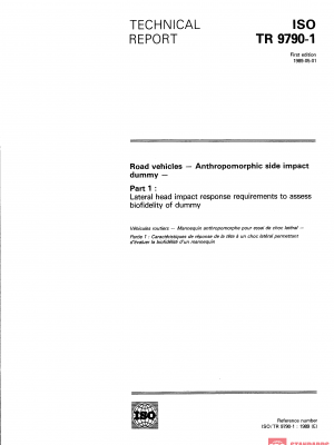 ISO/TR 9790-1:1989 PDF