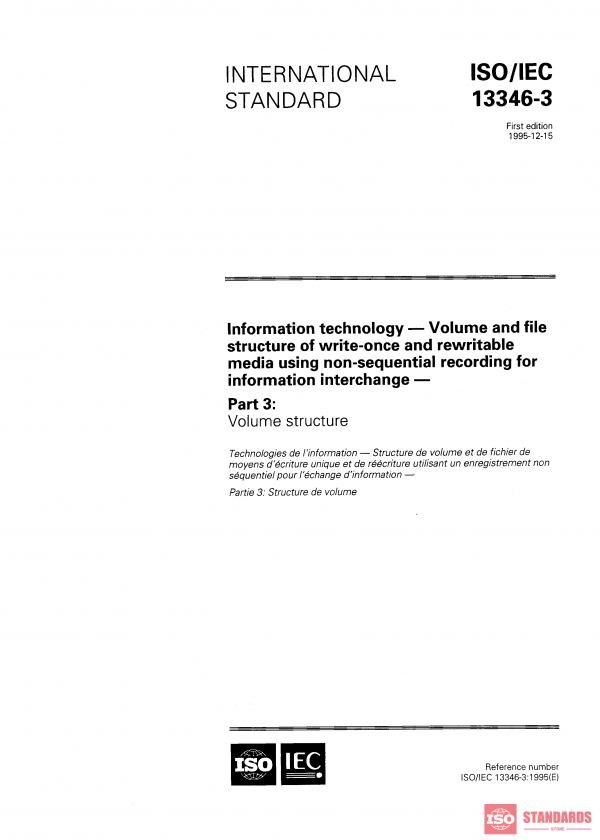 ISO/IEC 13346-3:1995 PDF