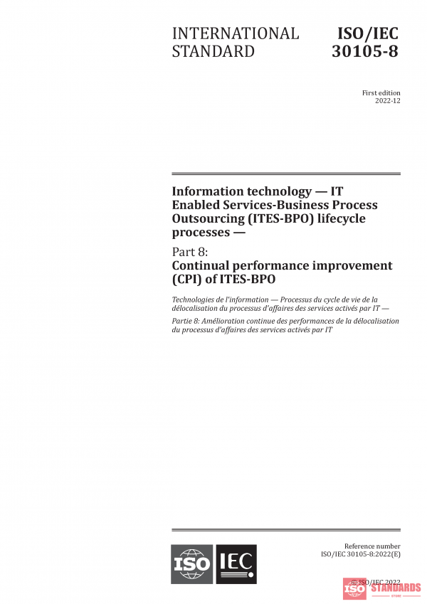 ISO/IEC 30105-8:2022 PDF