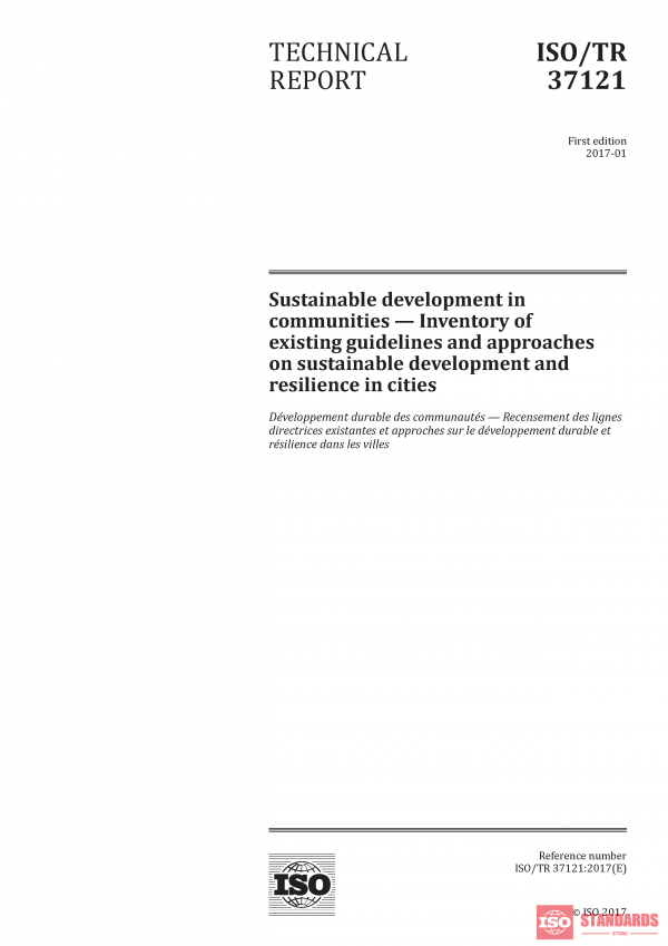 ISO/TR 37121:2017 PDF