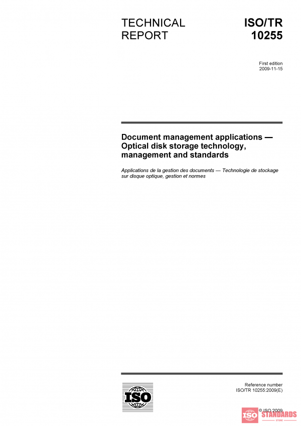 ISO/TR 10255:2009 PDF