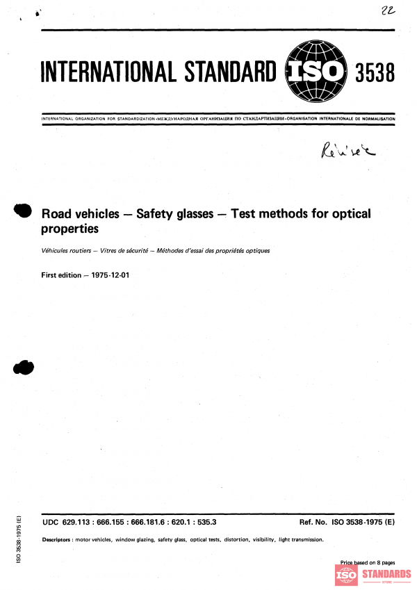 ISO 3538:1975 PDF