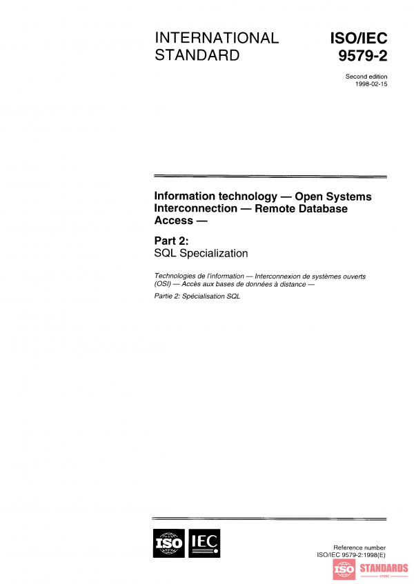 ISO/IEC 9579-2:1998 PDF