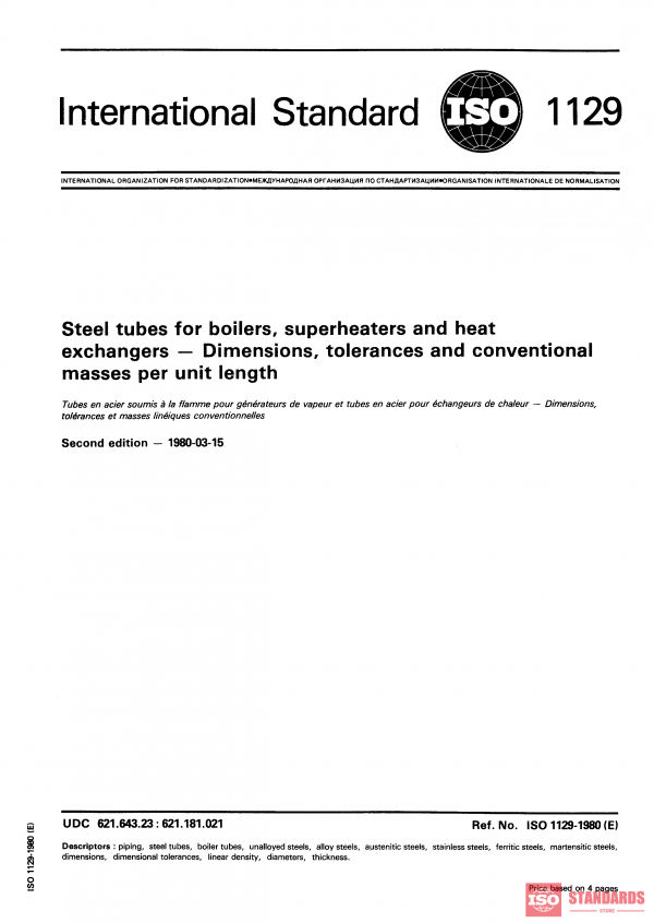 ISO 1129:1980 PDF
