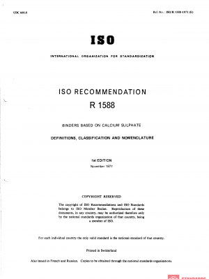 ISO/R 1588:1971 PDF