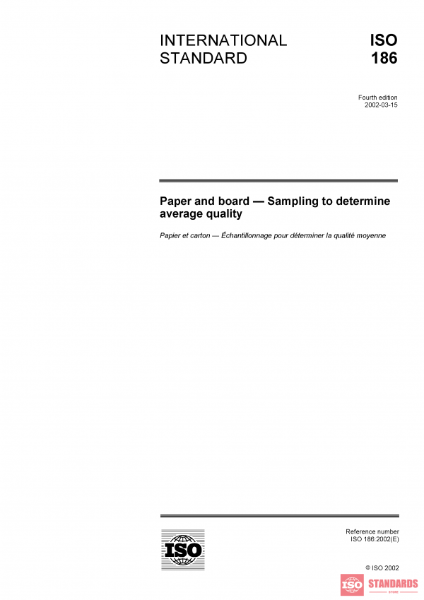 ISO 186:2002 PDF