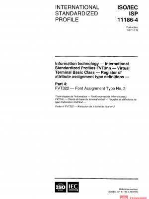ISO/IEC ISP 11186-4:1997 PDF