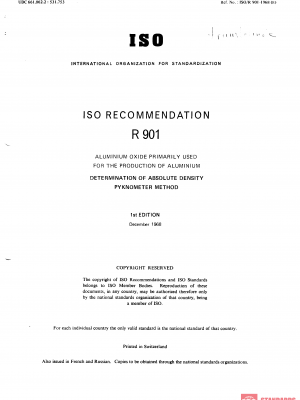 ISO/R 901:1968 PDF
