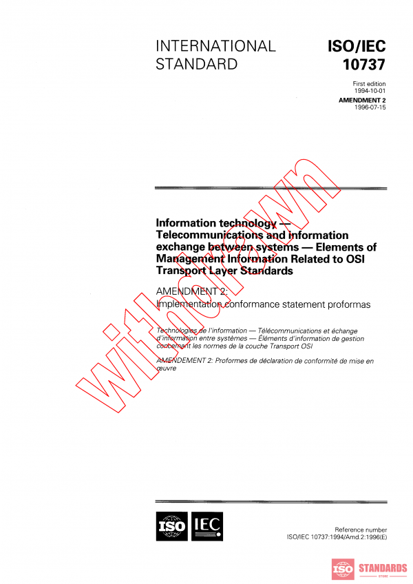 ISO/IEC 10737:1994/AMD2:1996 PDF