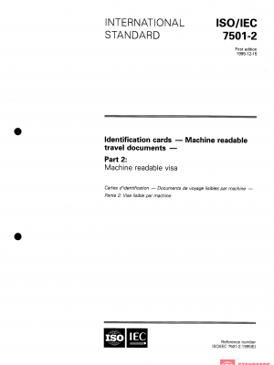 ISO/IEC 7501-2:1995 PDF