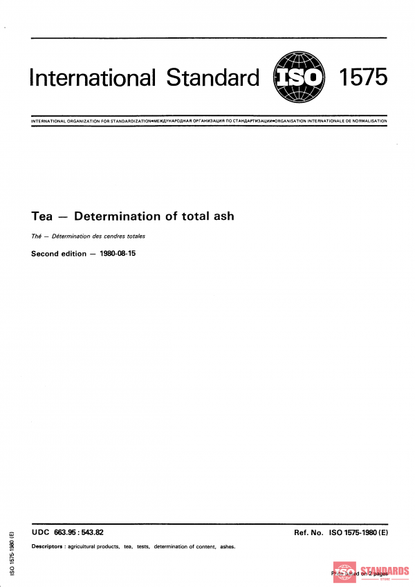 ISO 1575:1980 PDF