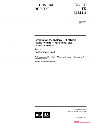 ISO/IEC TR 14143-4:2002 PDF