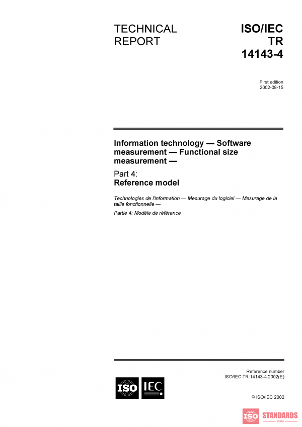 ISO/IEC TR 14143-4:2002 PDF