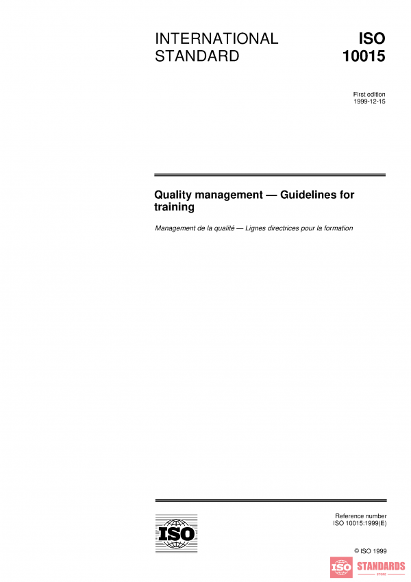 ISO 10015:1999 PDF