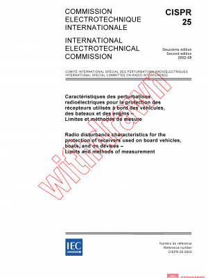 CISPR 25:2002 PDF