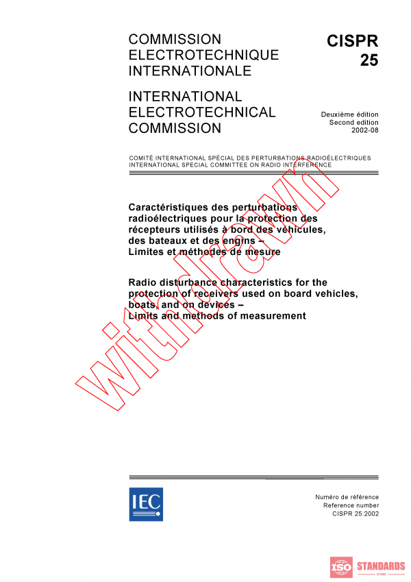CISPR 25:2002 PDF