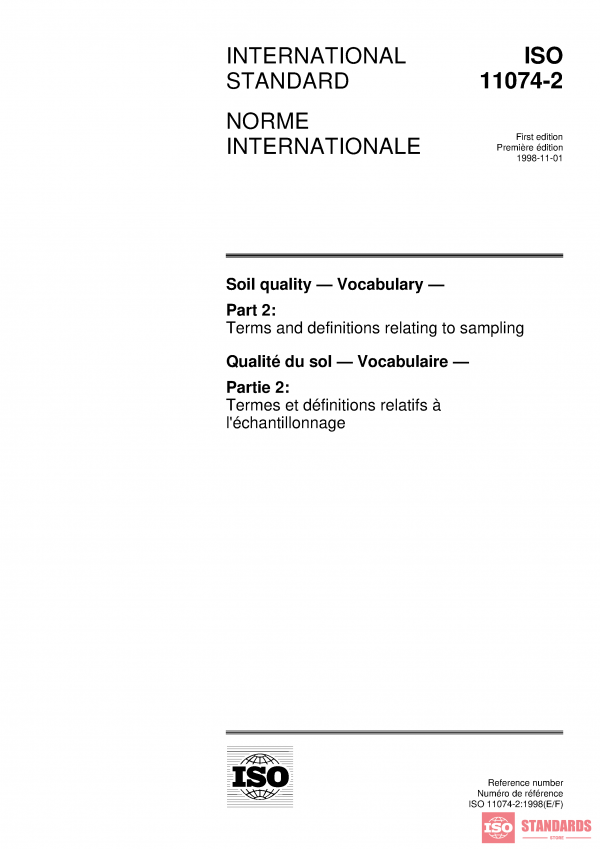 ISO 11074-2:1998 PDF
