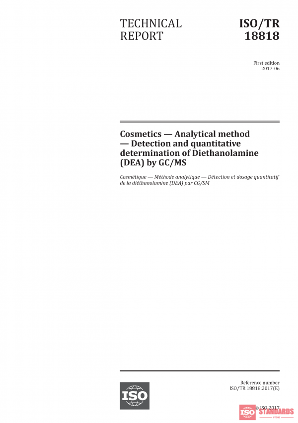 ISO/TR 18818:2017 PDF
