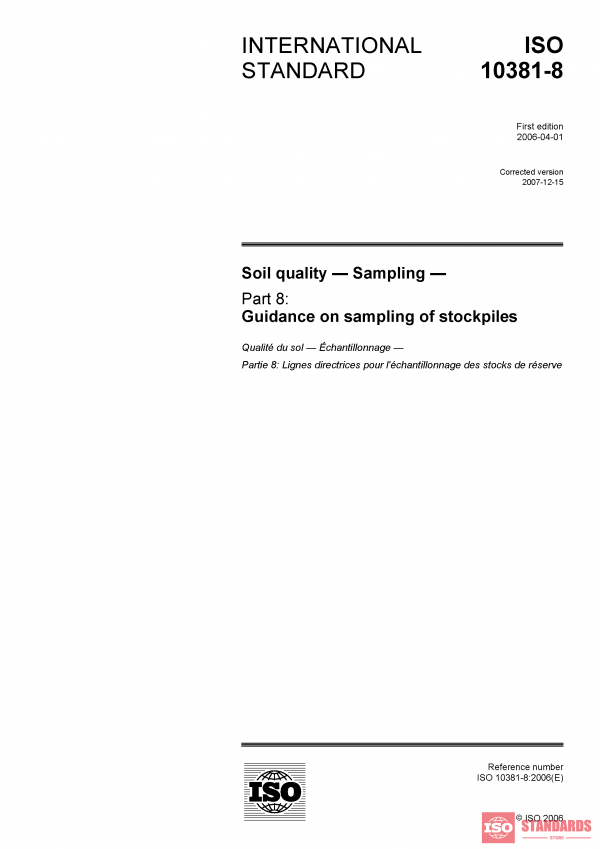 ISO 10381-8:2006 PDF