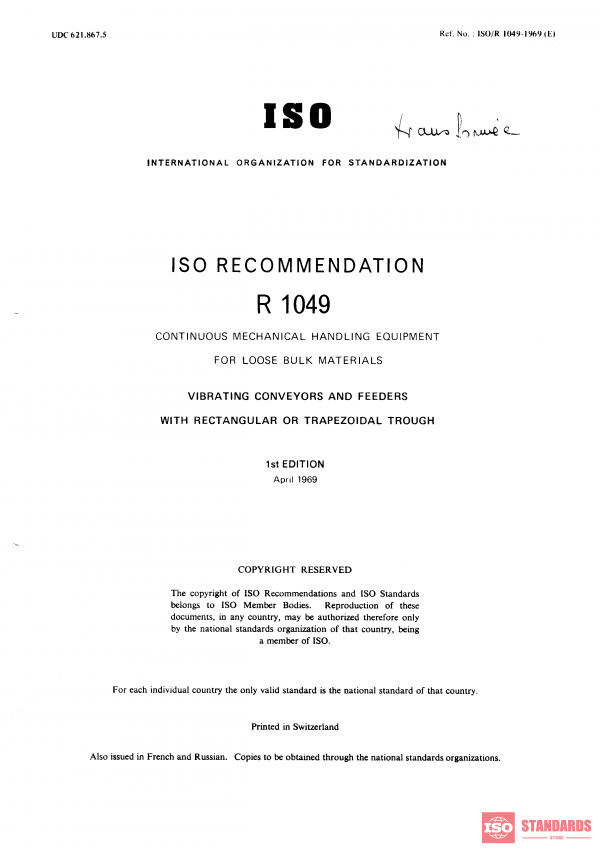 ISO/R 1049:1969 PDF