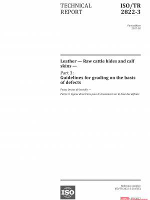 ISO/TR 2822-3:2017 PDF