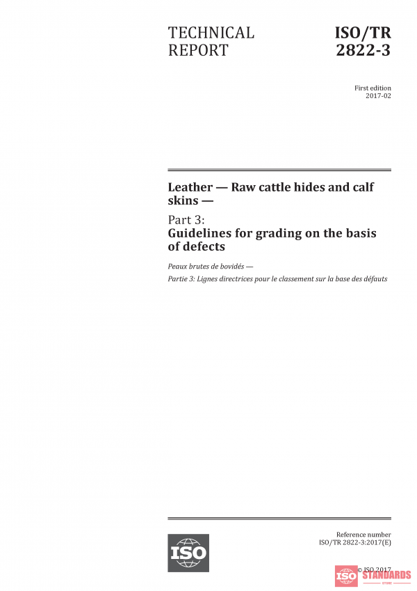 ISO/TR 2822-3:2017 PDF