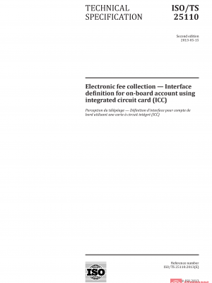 ISO/TS 25110:2013 PDF