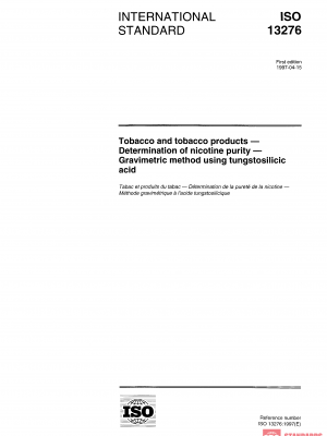 ISO 13276:1997 PDF