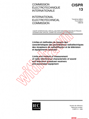 CISPR 13:1996 PDF