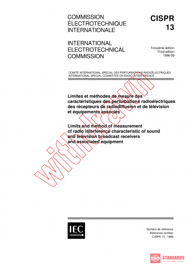 CISPR 13:1996 PDF