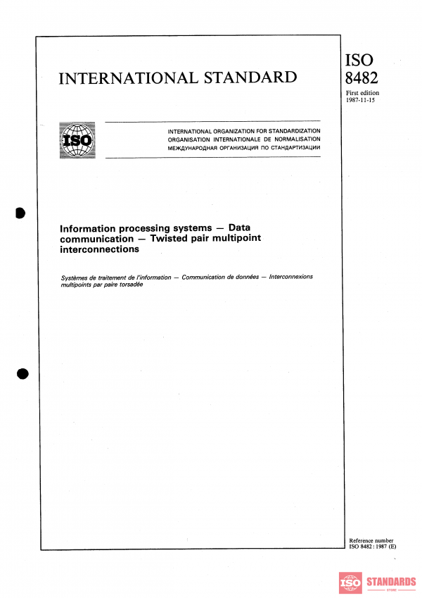 ISO 8482:1987 PDF