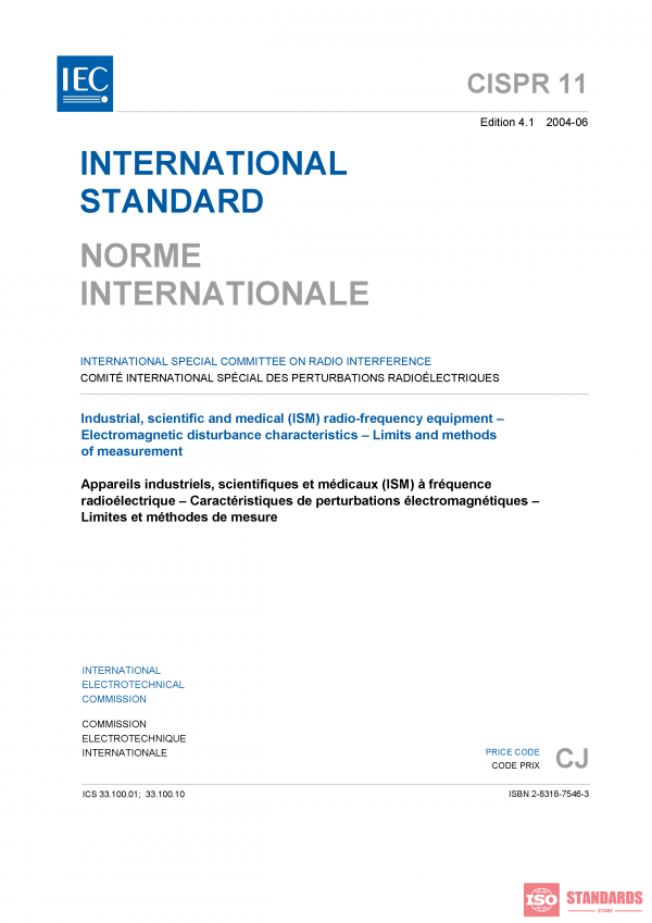 CISPR 11 incl am1:2004 PDF