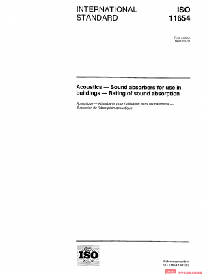ISO 11654:1997 PDF