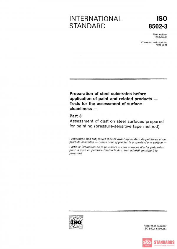 ISO 8502-3:1992 PDF