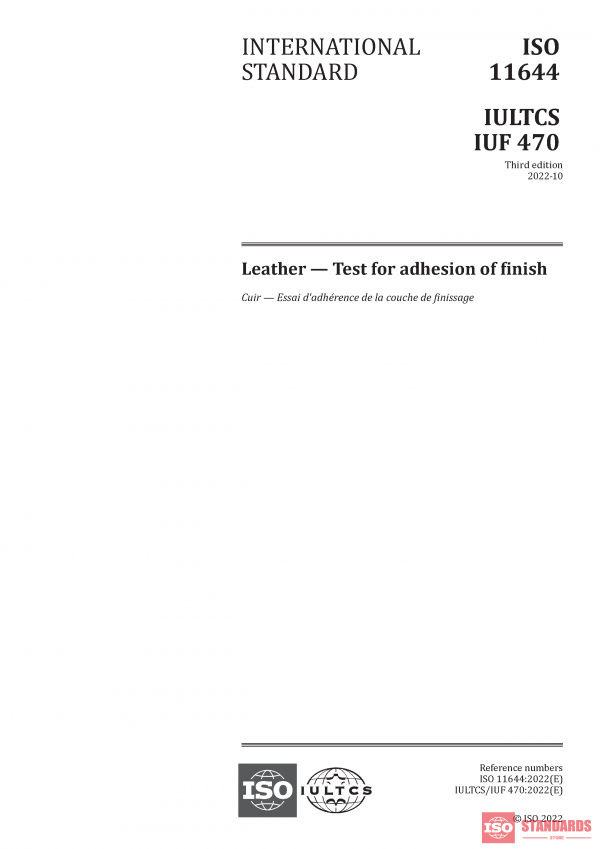 ISO 11644:2022 PDF