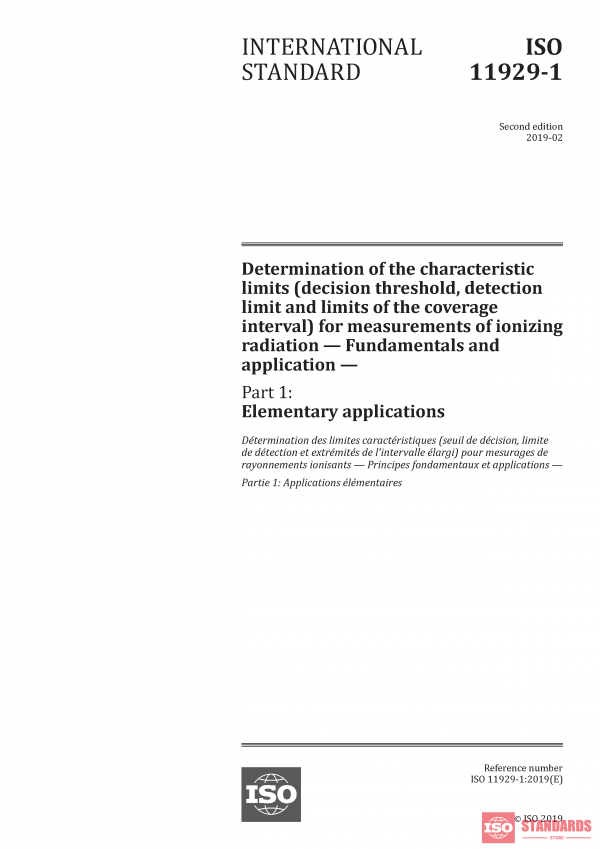 ISO 11929-1:2019 PDF