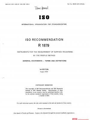 ISO/R 1879:1970 PDF