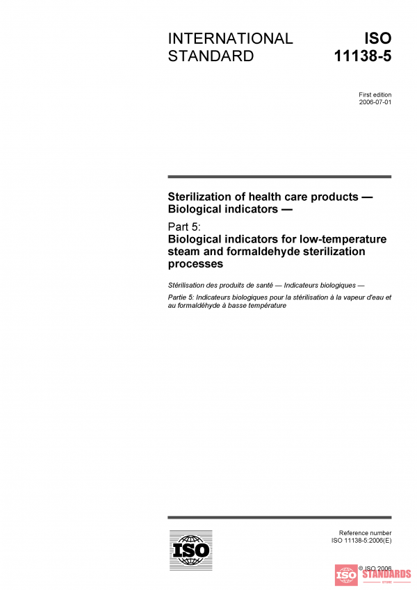 ISO 11138-5:2006 PDF