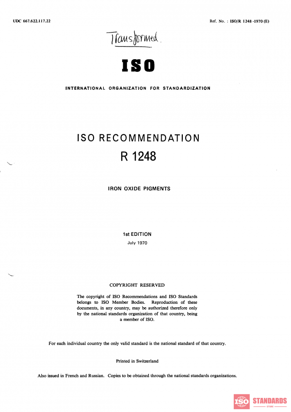 ISO/R 1248:1970 PDF