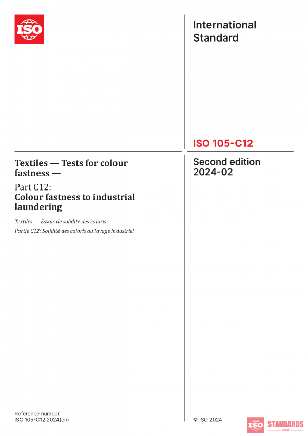 ISO 105-C12:2024 PDF
