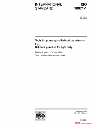 ISO 10071-1:2001 PDF