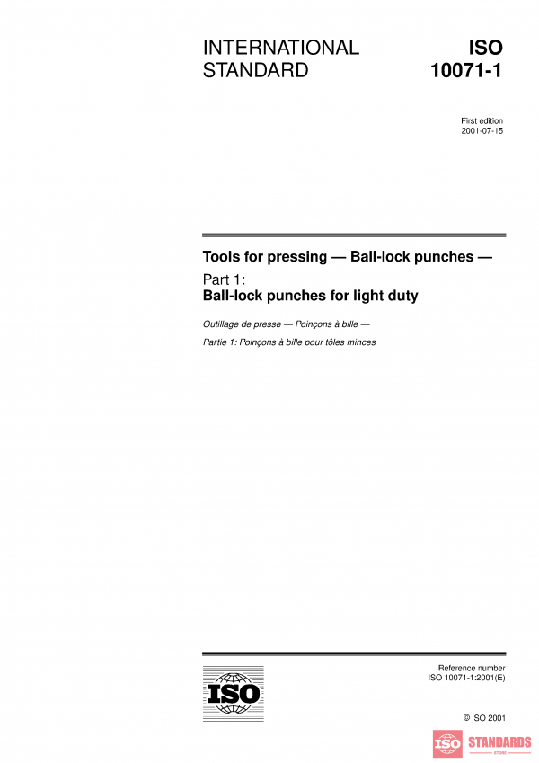 ISO 10071-1:2001 PDF