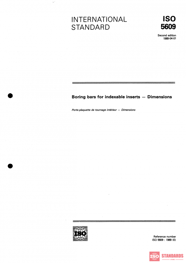 ISO 5609:1989 PDF
