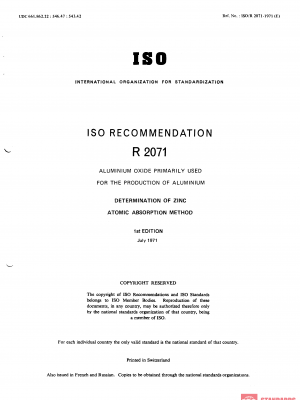 ISO/R 2071:1971 PDF